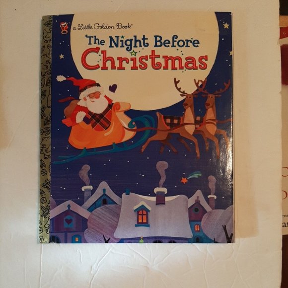 2001 A Little Golden Book: The Night Before Christmas Clement C Moore - Picture 5 of 5